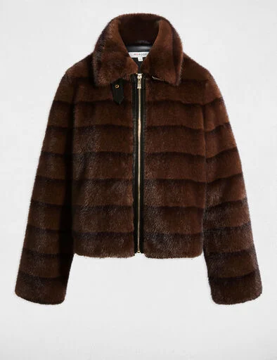 manteau-court-fausse-fourrure-marron-femme-vue3-32536311044911170