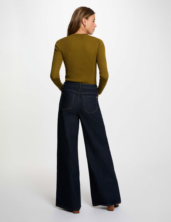 pull-cintre-col-rond-vert-olive-femme-vue2-32536311067540606
