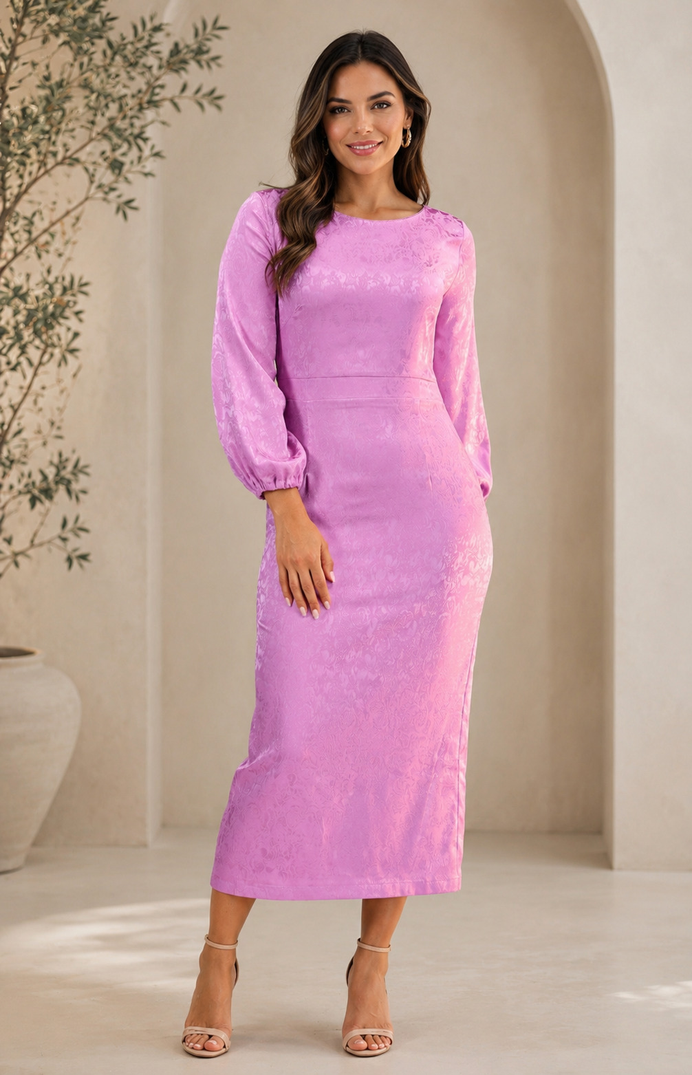 Vestido Malva.