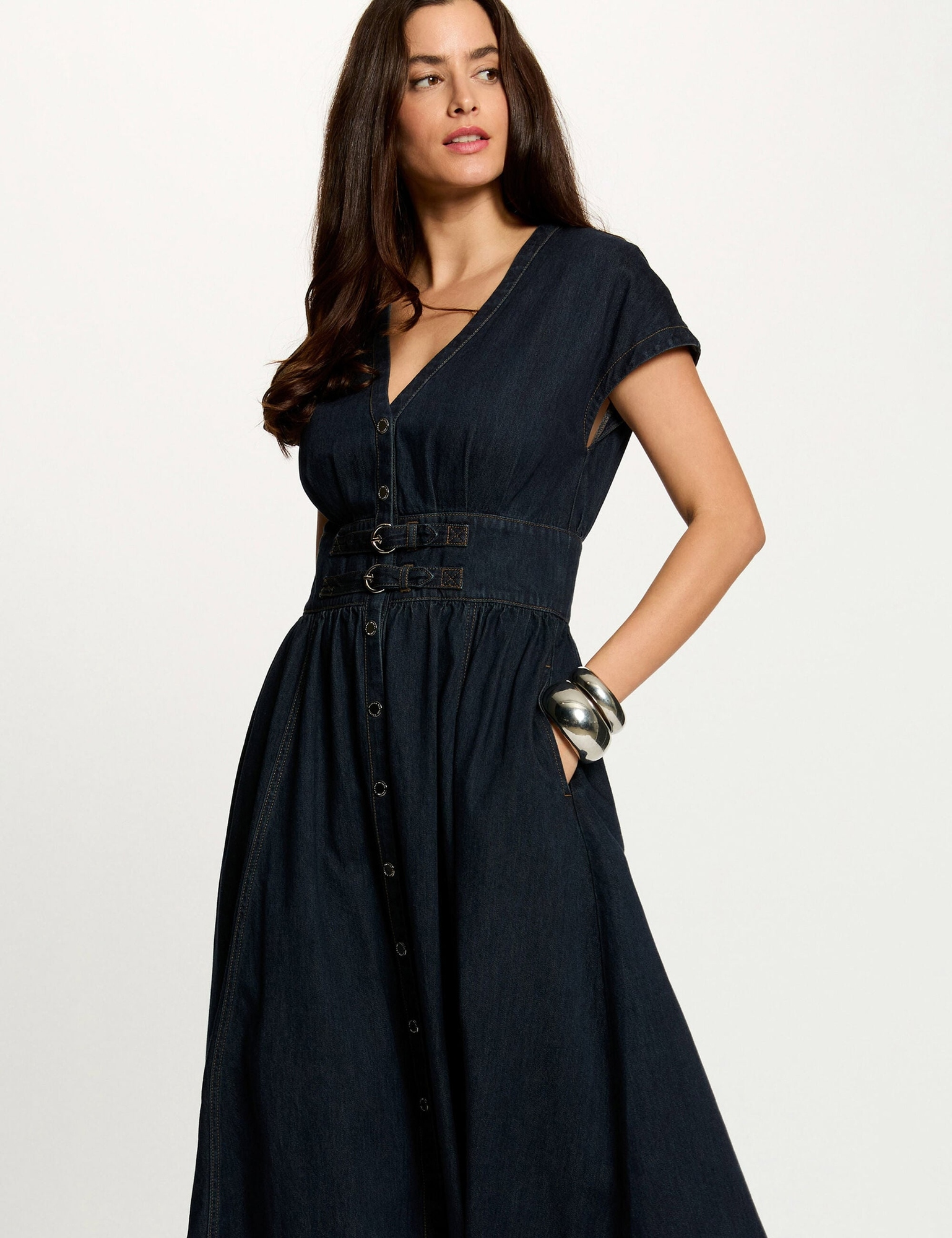 Vestido vaquero midi Ririna