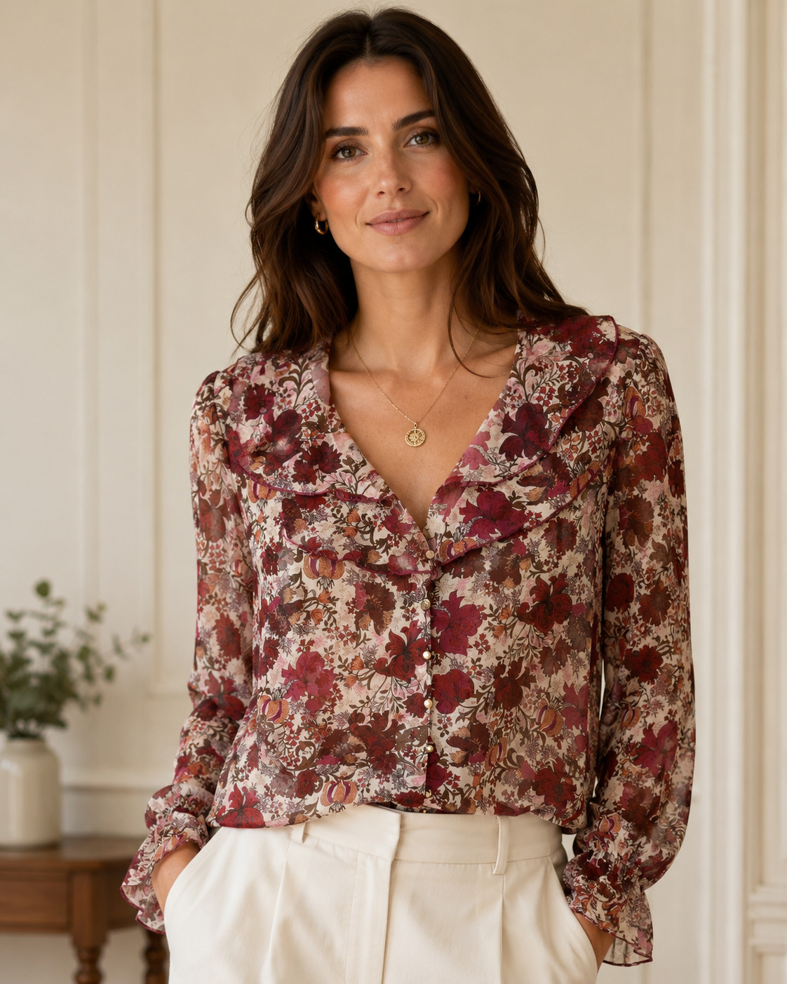 Blusa Morgan Cjardin floral para mujer