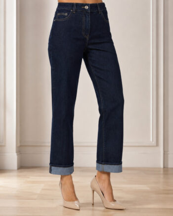 Pantalón vaquero Morgan Prever para mujer en azul oscuro